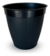 Imagem do VASO REDONDO ESTILO VIME COM BORDA RETA PRETO - 14,5L