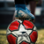 Bola de Futebol Pro Tamanho 5 Cor Vermelha - Queiroz Express