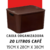 Caixa Organizadora Rattan Café N3 - comprar online