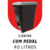LIXEIRA COM PEDAL BLACK 40L - comprar online