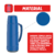 GARRAFA TERMICA CRISTAL 1L VERMELHA - comprar online