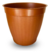 VASO REDONDO ESTILO VIME COM BORDA RETA PRETO - 21L na internet
