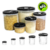 Kit Porta Mantimentos com Tampa de Rosca 5 peças