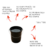 BALDE 13,6 L - PRETO na internet