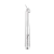 Turbina LED angulada 45º, 1 spray, push button, 2300PL-45 (45SPL-H-B2). TEALTH