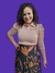 Blusinha em Malha Canelada - Gemolah