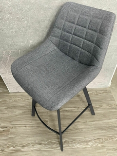 Banqueta Tapizada Dark Grey - tienda online