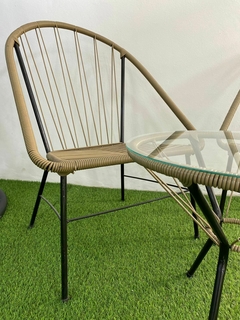 Sillón asuncion pvc beige - tienda online