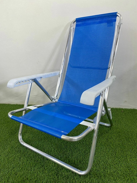 Reposera Sannet 8 posiciones AZUL