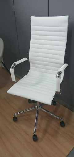 Sillón aluminium alto Blanco