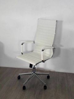 Sillón aluminium alto Blanco - comprar online