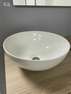 Bacha redonda ceramica blanca - comprar online