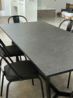 Mesa madera simil marmol - SIDECO
