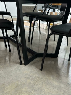 Mesa madera simil marmol en internet