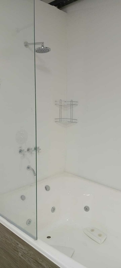 Esquinero colgante doble cromado - comprar online