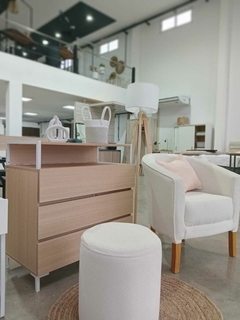 Puff bucle beige - SIDECO