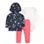 Conjunto Longo Bebê Menina 3 Peças Floral