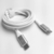 Cabo USB-C para USB-C Hard Cable em Poliéster Branco na internet