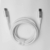 Cabo USB-C para USB-C Hard Cable em Poliéster Branco - JF Cases