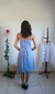 Vestido de Linho Azul na internet