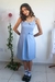 Vestido de Linho Azul