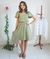 Vestido Crepe Verde