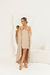 VESTIDO BUDAPESTE COM GOLA EM PEDRAS