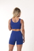 Top Fitness Feminino Azul Royal Sport Poliamida - Puxe e Repuxe