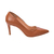Scarpin Couro Caramelo/ Solange na internet