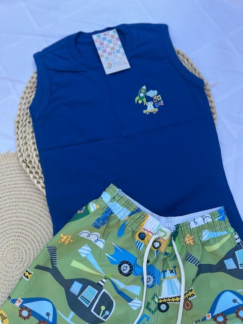 CONJUNTO REGATA - FOGUETE