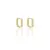 Brinco Argolinha P Retangular Click - comprar online