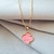 Pingente M Trevo Rosa na internet