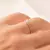 Anel Solitário Com Pedra De Zirconia Folheado A Prata - comprar online