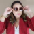 Óculos De Sol Feminino Hexagonal Detalhe Dourado - Grau da Moda