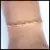 Pulseira Masculina Cartier Mini Folheado a Ouro