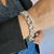 Pulseira Elos Entrelaçados Folheado a Prata - comprar online