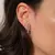 Brinco Ear Hook Pontos de Luz Prateado - comprar online