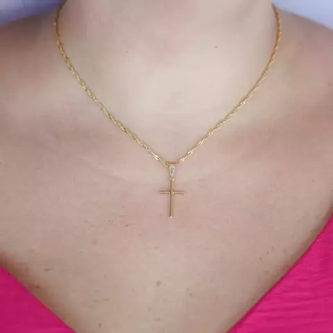 Gargantilha Pingente Cruz - comprar online