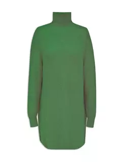 VESTIDO BIAMAR EM FIO PLUMA GOLA ALTA - comprar online