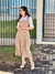 Salopete Malha Tweed
