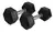 Mancuernas Hexagonales Engomadas Fundicion 7.5Kgs X2 Unidades