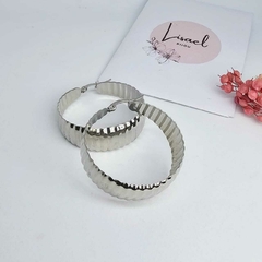 Argollas de acero labrada