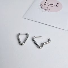 Argollas de acero quirúrgico triángulo - comprar online