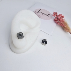 Aros de acero quirúrgico candado corazón - comprar online