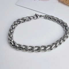 Pulsera de acero quirúrgico eslabón espiga - comprar online