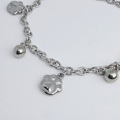 Pulsera de acero quirúrgico huella - comprar online