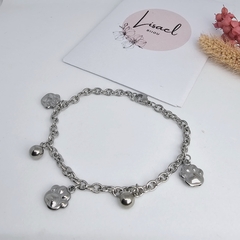 Pulsera de acero quirúrgico huella