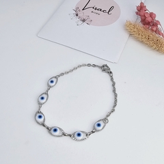 Pulsera de acero quirúrgico ojo