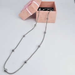 Cadena de acero quirúrgico bolitas