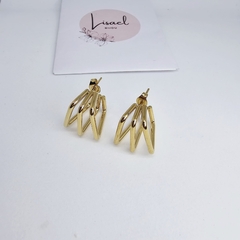 Aros de acero dorado celda